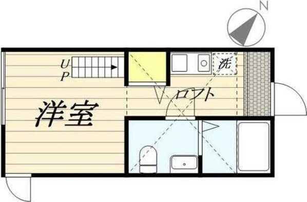 ベイルーム和田町の物件間取画像